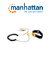 MANHATTAN 410144 - Pulsera antiestática Protección contra descargas estáticas / Cable de 1.8 m