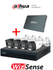 DAHUA KIT/XVR1B04-I-SSD512G4HFW-IL-A - Kit Iluminación Dual de 4 Canales con SSD de 512GB/ 4 Camaras IL de 2 Megapixeles con Microfono/ DVR Cooper-I WizSense/ Con IA/ 4 Ch+1 IP/ Accesorios Incluidos/ LoNuevo DPAQ ANIVDAHKIT+M MCI2