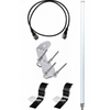 Antena LoRa Exterior Omnidireccional / 5dBi / Frecuencia 860-930 MHz / IP67 / Resistencia al Viento 200 km/h / Kit de Montaje en Poste / Cable Coaxial 1 metro