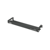 Organizador de Cables Frontal, para Panel de Fibra Óptica HD Flex, de 1 UR, Color Negro