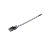 Patch Cord Cat6A, Diametro Reducido 28 AWG, Blindado S/FTP, CM/LS0H, 5 Metros (16.40 Pies), Color Gris