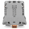 Borna de Paso para Corrientes Elevadas, 95 mm², POWER CAGE CLAMP, 2 Puntos de Conexión, 232 A, 1000 V, Montaje Carril DIN 35x15, Gris