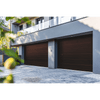 Sección para puerta de Garage / Lisa / Imitacion Madera / BLACK WALNUT/ Para GARAGE128B / Estilo Americana.
