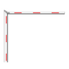 Brazo Articulado 3 mts (1.5+1.5) para Barreras Hikvision Serie DSTMG520 / Requiere Enganche Articulado