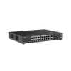 Switch L2 Administrable PoE con 16 puertos Gigabit PoE 802.3af/at + 2 SFP para fibra 1Gb, gestión gratuita desde la nube, 240w