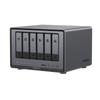 NAS UGREEN NASync DXP6800 Pro / Intel Core i5-1235U 10 Núcleos / 6 Bahías SATA + 2 M.2 NVMe / 2 Puertos Thunderbolt 4 / 2 Puertos 10GbE / 8K HDMI / PCIe 4.0 x4 / DDR5 Hasta 64GB / Compatibilidad Multiplataforma