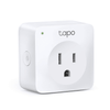 Mini tomacorriente inteligente Wi-Fi, 100 - 120V~, 50/60Hz, 15.0A, compatible con Amazon Alexa y Google Assistant, color blanco.