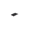 Tapa Con Bisagra a Presión Para Canaleta FiberRunner FR12X4BL6, de PVC Rígido, Color Negro, 1.8 m de Largo