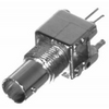 Conector BNC Hembra a 75 Ohm, Montaje Vertical en PCB.