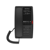 Teléfono IP WI-FI para Hotelería, Puerto USB-A para carga, 5 teclas programables para servicio rápido (Hotline), plantilla personalizable con PoE