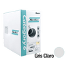 Bobina de Cable UTP 305 Metros (1000 Pies) de Cobre, NetKey, Gris Claro, Categoría 5e (24 AWG), PVC (CM), de 4 Pares