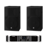 Kit Refuerzo Sonoro | Incluye 2 Bocinas CHR12 y 1 Amplificador PX8 | Ideal para Aplicaciones de Música en Primer Plano