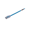 Cable de Parcheo UTP Cat6A, CM/LSZH, Diámetro Reducido (28AWG), Color Azul, 0.61 Metros (2 Pies)