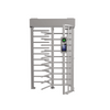 Torniquete SENCILLO (1 Carril) de Cuerpo Completo Bidireccional / Exterior / Acero Inoxidable SUS304 / 30 Personas por Minuto / Compatible con Reconocimiento Facial (Terminal no Incluida)