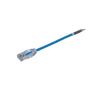 Cable de Parcheo TX6, UTP Cat6, Diámetro Reducido (28AWG), Color Azul, 30.48 Metros (100 Pies)
