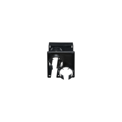 Tapa con 2 Salida a Tubo Corrugado de 1.5in (38mm), Para uso con Canaletas 4X4 FiberRunner, Color Negro