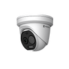 HIKMICRO Turret IP Bi-Espectral (Térmica + Óptica)/ 160 X 120 (1.8 mm) + 5 MP (2 mm) / Detección Temperatura -20°C a 150°C / Alarma Incendio y Fumar / VCA 3.0 (Vehículos 60 Mts + Humanos 20 Mts) / IP67 / Dual Light / Po