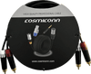 Cable 2 RCA x 2 RCA, conectores negros, con diferenciador de blanco y rojo (2x MT380-RD - 2x MT380-WH), length 2m