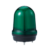 LED con patrones fijo/intermitente, estroboscópico y simulación rotatorio, Color Verde de 12-24 VCD