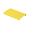 Tapa Con Bisagra a Presión Para Canaleta FiberRunner FR4X4YL10, de PVC Rígido, Color Amarillo, 3 m de Largo