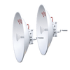 Antena Direccional de alto rendimiento / diámetro de 60 cm / 5.9-7.2 GHz / Ganancia 30 dBi / SLANT de 45 ° y 90 ° / Ideal para 30 km / Conector N-Hembra / Montaje y jumpers incluidos.