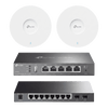 Kit de Iniciación en redes OMADA / 1 Router / 1 Switch TL-SG2210P / 2 Punto de Acceso EAP613