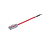 Cable de Parcheo TX6, UTP Cat6, Diámetro Reducido (28AWG), Color Rojo, 6.1 Metros (20 Pies)