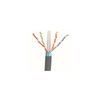 Bobina de Cable Blindado F/UTP de 4 Pares, Cat6A, Soporte de Aplicaciones 10GBase-T, LSZH (Libre de Gases Tóxicos), Color Gris, 305 Metros (1000 Pies)