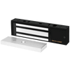 Chapa Magnética 1200 Lbs / En Color Negro / Con Sensor De Adherencia / Led De Estatus / Alimentación 12/24 Vdc Ajustable / Libre de Magnetismo Residual