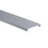 Tapa para Canaleta Ranurada, de 23.9 de Ancho, 1830 mm de Largo, Color Gris