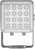 Lampara IR de Luz Continua / 16 Lámparas LED / Distancia Efectiva 16 a 25 metros / Cobertura 40° / Exterior IP66