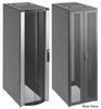 Gabinete Rack para Servidores ProLine FloTek 42U 2000x600x1200 mm, Acero Negro, Puertas Perforadas, Flujo de Aire Pasivo, Incluye Paneles Laterales