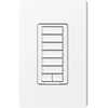Teclado de Pared RadioRA 2 / Control de Luces y Cortinas / Botones Retroiluminados / Compatible con RF e IR / Configuración Flexible / Montaje en Pared / Diseño Elegante