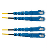 Jumper de Fibra Optica Monomodo 9/125 OS2, SC-SC Duplex, OFNR (Riser), Color Amarillo, 3 Metros (9.84 Pies)