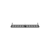 Organizador de Holgura para Cable de Fibra Óptica, Uso con Paneles HD Flex de 1 UR, Color Negro