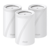 KIT 3 Routers Inalámbrico MESH Interior para Hogar / Triple Banda Wi-Fi 7 BE9300 Mbps / 2 Puerto 2.5 Gigabit WAN/LAN / 4 Antenas Internas / Operación Multi-Link MLO / Administración Mediante la App Deco (iOS, Android) / HomeShield