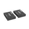 Extensor HDMI Sobre IP | Codificador Y Decodificador | 150m Por Cable CAT6 | Compatible Con Red Gigabit | Video Full HD | Compresión EZCast | Control IR Unidireccional