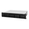 Servidor de Almacenamiento en Red Synology RackStation RS1221RP+ | 8 Bahías | Expandible a 12 Bahías | CPU AMD Ryzen V1500B | 4 GB DDR4 ECC | RAID Soportado | 10/25GbE | Virtualización Certificada | Protección de Datos Integral