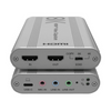 Tarjeta de Captura HDMI 8K a USB 3.2 Gen 1 | Resolución 8K@60Hz y 4K2K@144Hz | Ancho de Banda 48Gbps | Mezcla de Audio HDMI-Micrófono-Línea | Compatibilidad Multiplataforma Windows-macOS-Linux | Carcasa de Aluminio Plateado