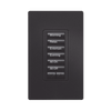 (RadioRA2) Teclado Seetouch Hibrido 6 botones, 2 botones subir/bajar, programe escenas diferentes en cada botón,puede instalarse en un interruptor de luz.