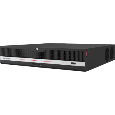 [Doble Poder de Decodificación] NVR 32 Megapixel (8K) / 64 Canales IP / AcuSense / ANPR / Conteo de Personas / Heat Map / 8 Bahías de Disco Duro / Soporta RAID con Hot Swap / 2 HDMI en 8K / Soporta POS / Alarmas I/O / Smart Search