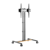 Soporte Móvil para Pantalla | Compatibilidad VESA 200x200 hasta 600x400 / Ruedas con Frenos / Ajuste de Altura y Ángulo / Soporte para TV de hasta 55 Pulgadas / Capacidad de Peso 35 kg
