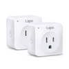Mini tomacorriente inteligente Wi-Fi, 100 - 120V~, 50/60Hz, 15.0A, compatible con Amazon Alexa y Google Assistant, color blanco.