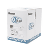 Bobina de Cable UTP 305 Metros (1000 Pies) de Cobre TX6-28Æ, Gris, Categoría 6, Diámetro Reducido (28 AWG), CM/LSZH, de 4 Pares