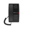 Teléfono IP WI-FI para Hotelería, Puerto USB-A para carga, 5 teclas programables para servicio rápido (Hotline), plantilla personalizable con PoE